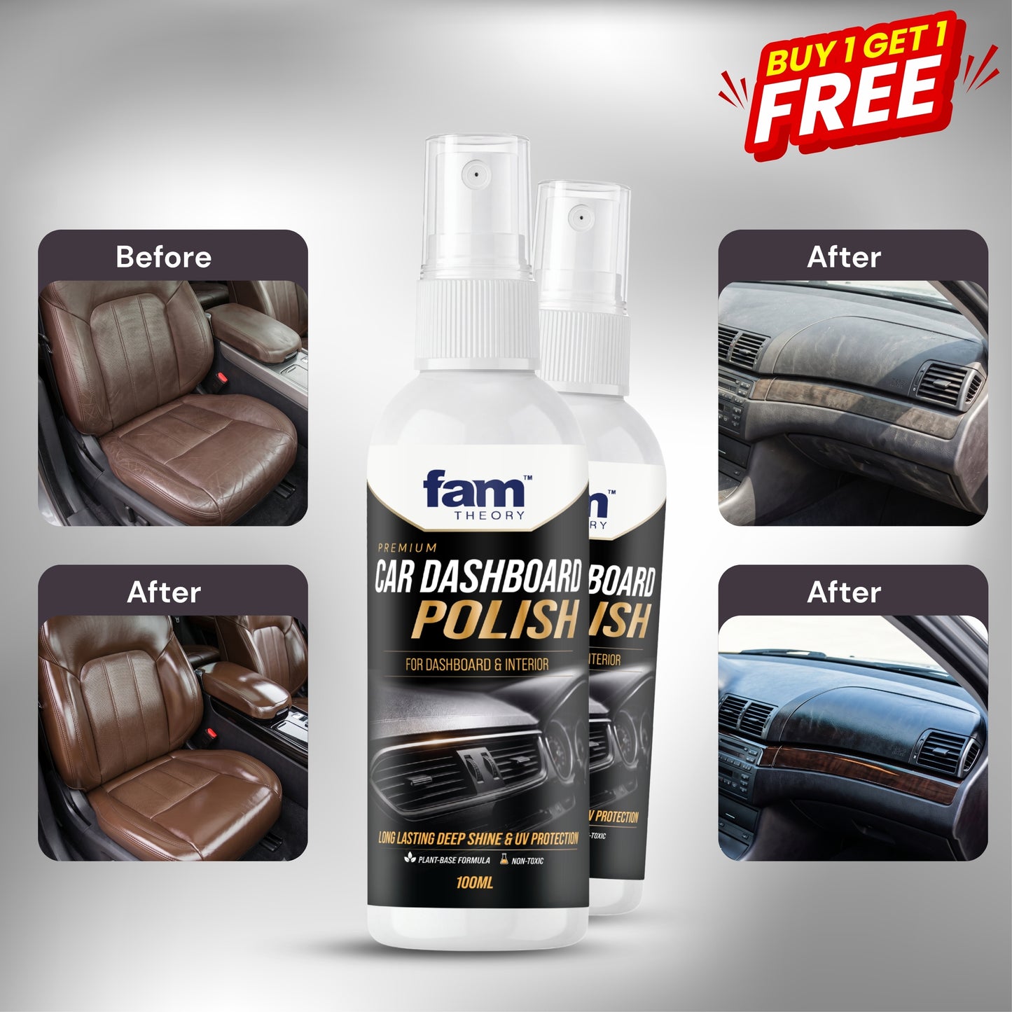 Advanced Premium Car Dashboard & Interior Polish Spray