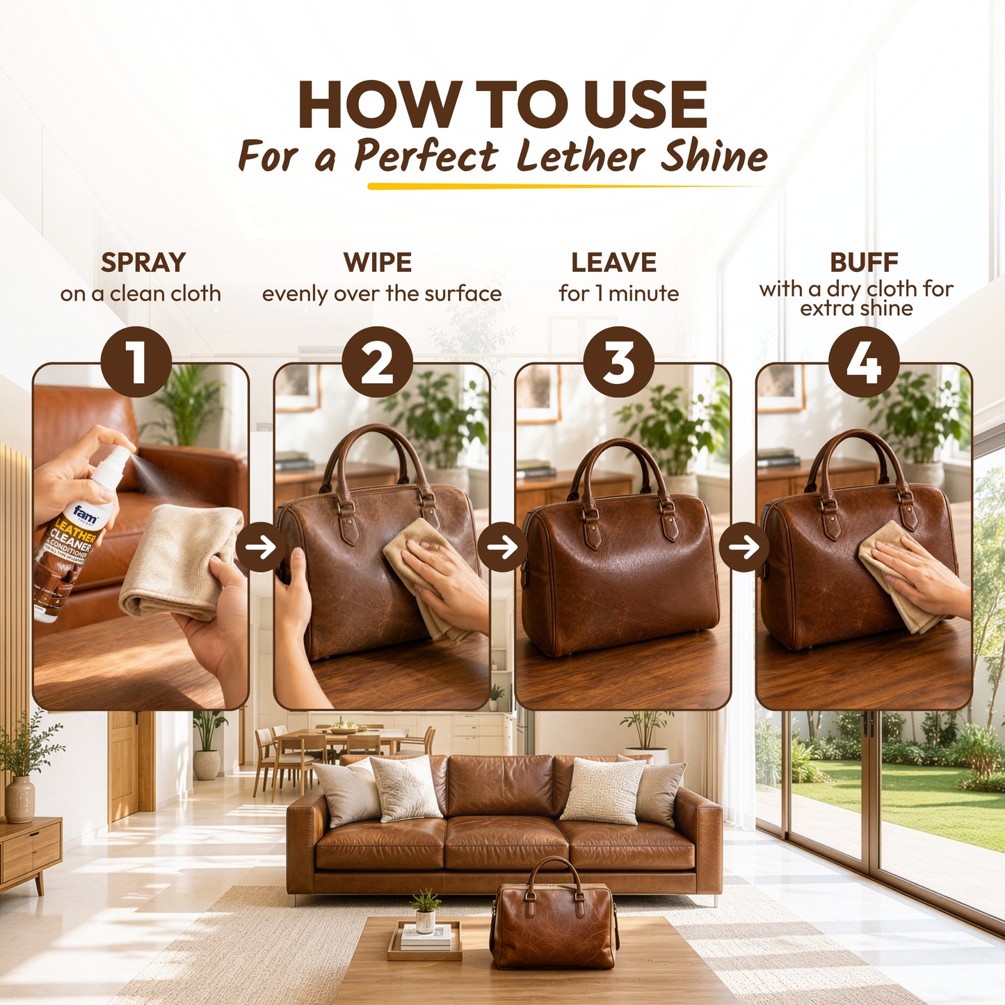 Advance Expert Care Leather Cleaner & Conditioner 100ML✨