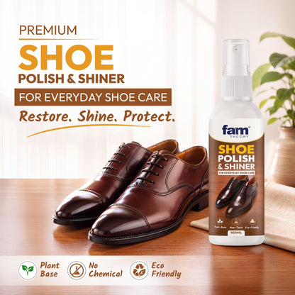 Advanced Shoe Polish & Shiner 100ML ✨ Instant Premium Shine for Everyday Shoe Care