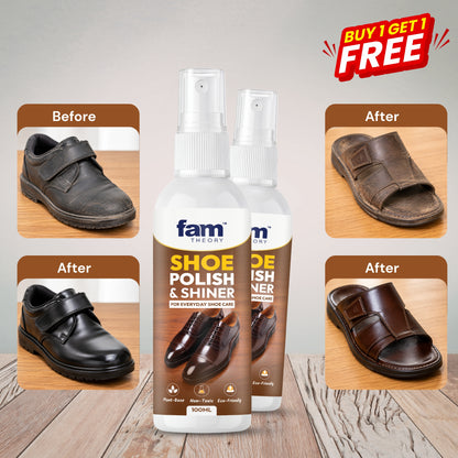 Advanced Shoe Polish & Shiner 100ML ✨ Instant Premium Shine for Everyday Shoe Care