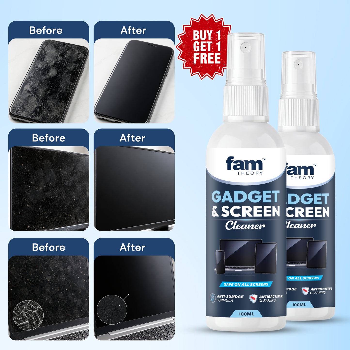Expert Pro Gadgets & Screen Cleaner 100ML @399/- Buy 1 Get 1 Free