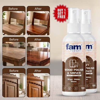 Buy 1 Get 1 Free | Advanced Pro Care Wood Polish & Shiner 100ml @399/- Only ✨