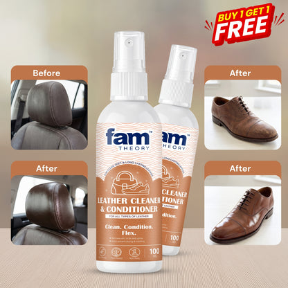 Buy 1 Get 1 Free Expert Pro Care Leather Cleaner & Conditioner 100ML ✨