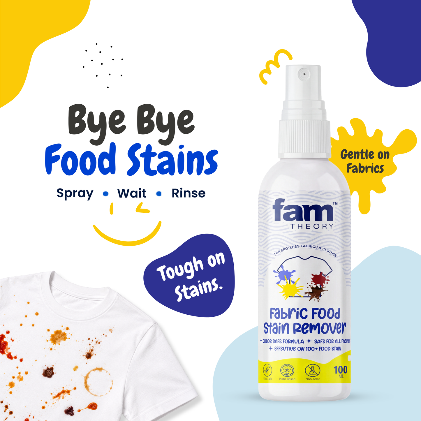 Xpert Instant Fabric Food Stain Remover 100ML ✨