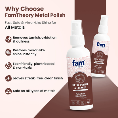 Natural All Metal Polish & Shiner Spray ✨- 100ml