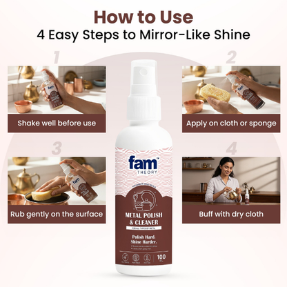 Natural All Metal Polish & Shiner Spray ✨- 100ml