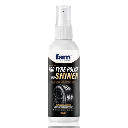 Advanced Pro Care Tyre Polish & Shiner 100ML ✨ – Deep Black Finish