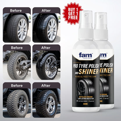 Advanced Pro Care Tyre Polish & Shiner 100ML ✨ – Deep Black Finish