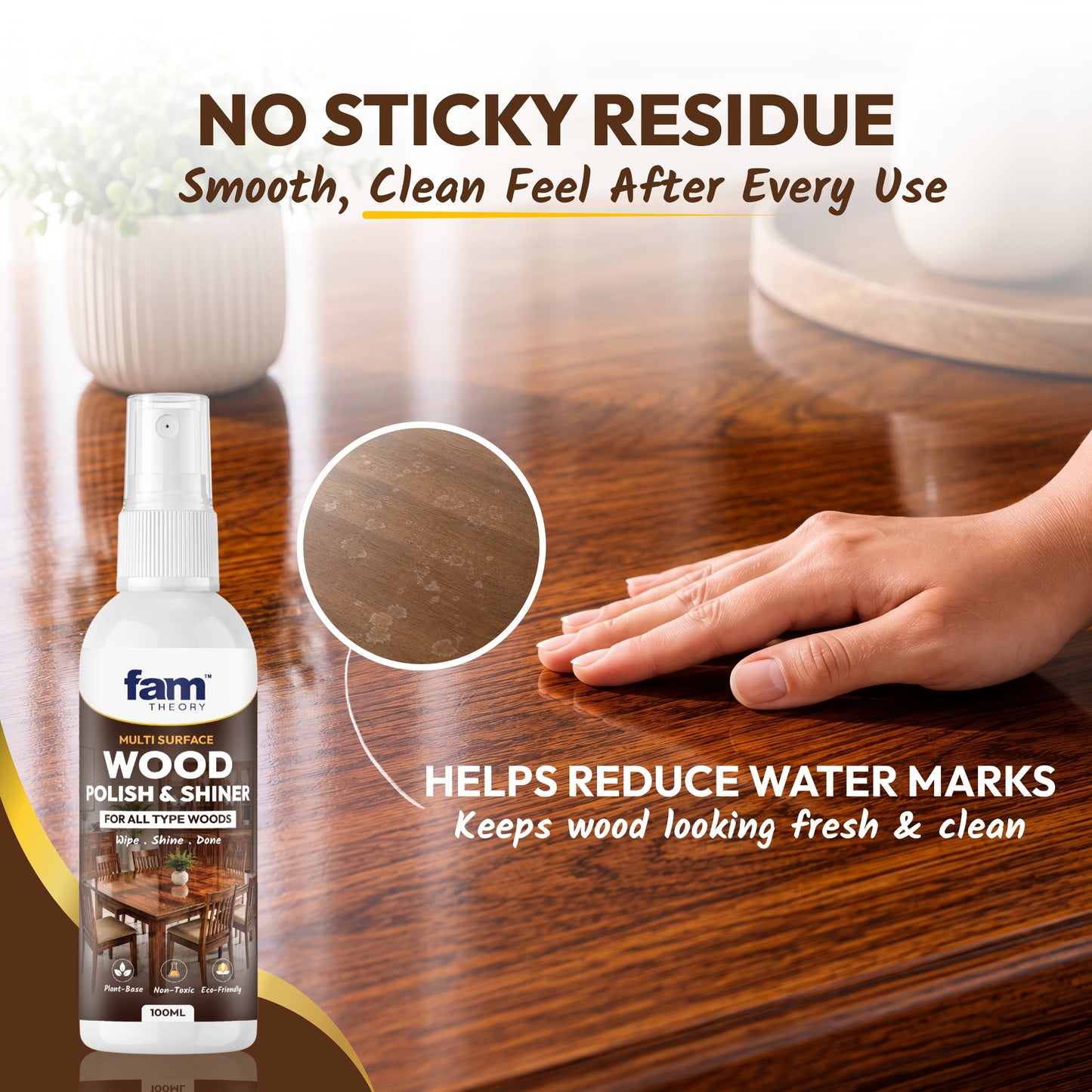 Buy 1 Get 1 Free | Advanced Pro Instant Wood Polish & Shiner 100ml✨ @599/- only