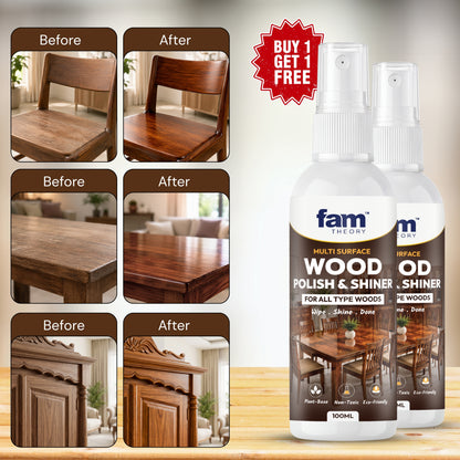 Buy 1 Get 1 Free | Advanced Pro Instant Wood Polish & Shiner 100ml✨ @599/- only